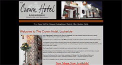 Desktop Screenshot of crownhotel-lockerbie.co.uk